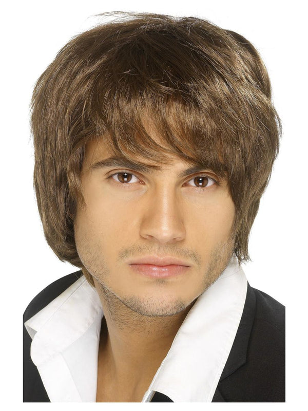 Boy Band Wig, Brown